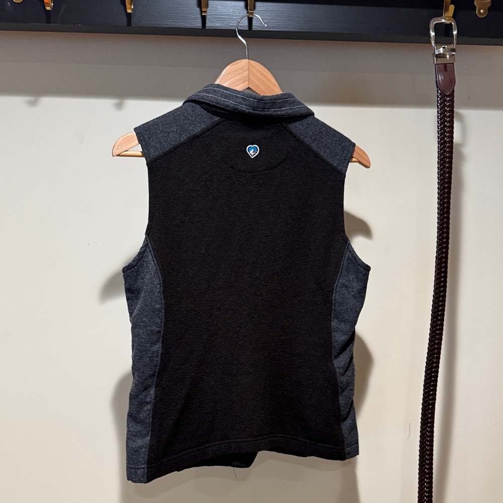 Kuhl Women's Charcoal and Black Zip Vest - Picture 5 of 5